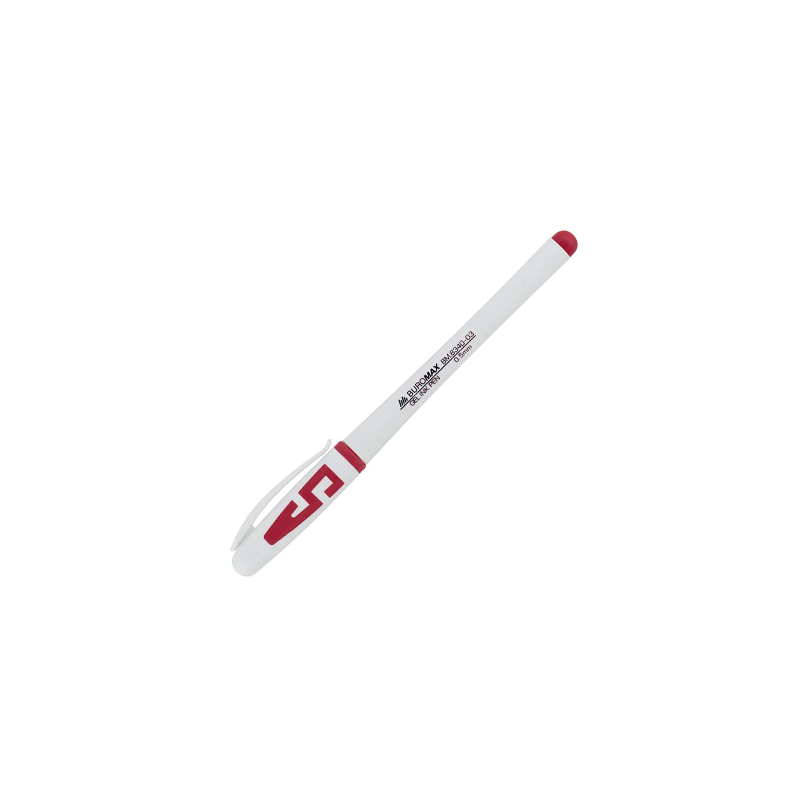 Ручка гелевая Buromax JOBMAX, red (BM.8340-03)