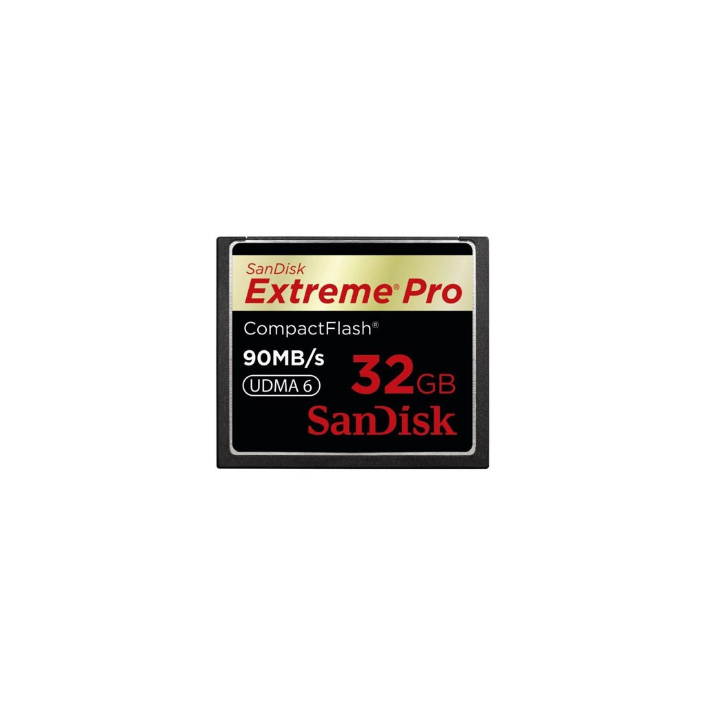 Карта памяти SanDisk 32Gb Compact Flash eXtreme Pro (SDCFXP-032G-X46/SDCFXPS-032G-X46)