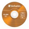 Диск CD Verbatim CD-RW 700Mb 12X SlimBox 5шт Color (43167) зображення 4