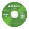 Диск CD Verbatim CD-RW 700Mb 12X SlimBox 5шт Color (43167) зображення 5