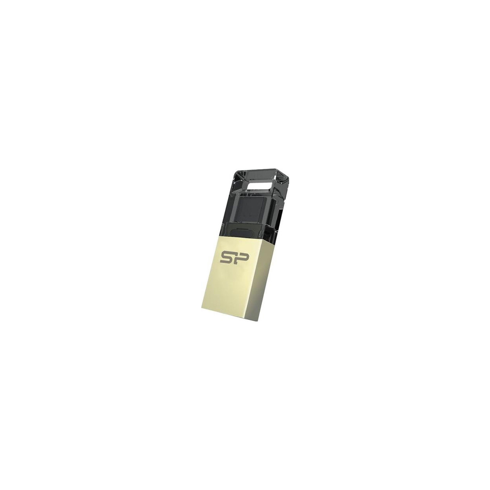 USB флеш накопичувач Silicon Power 8Gb Mobile X10 , OTG, Champague (SP008GBUF2X10V1C) зображення 2