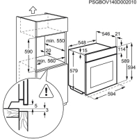 Духова шафа Electrolux EOA 95551 BX (EOA95551BX) зображення 2