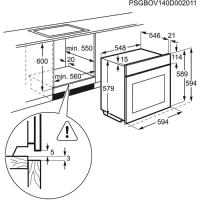 Духова шафа Electrolux EOA 95551 BX (EOA95551BX) зображення 3