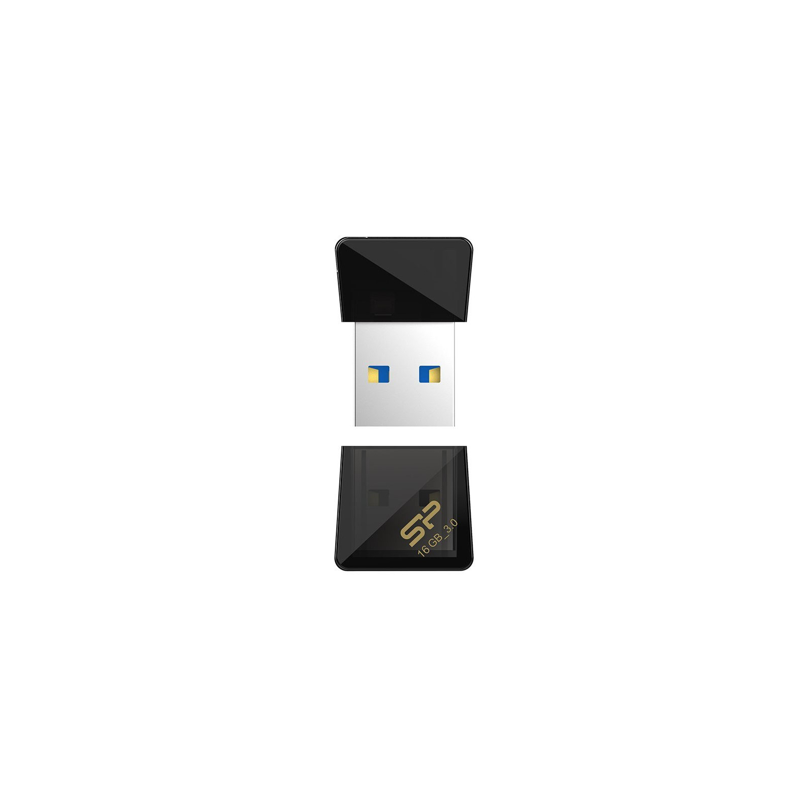 USB флеш накопичувач Silicon Power 16Gb Jewel J08 Black USB 3.0 (SP016GBUF3J08V1K) зображення 3