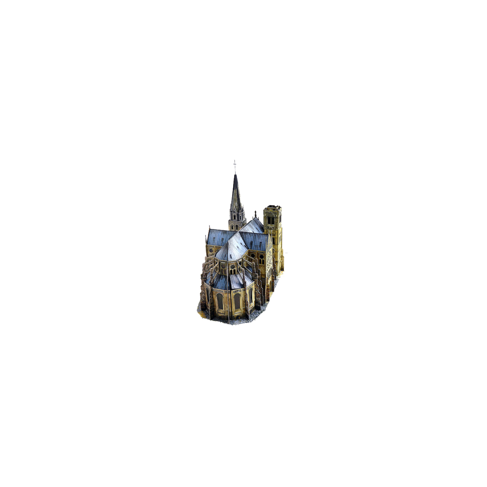 Сборная модель Умная бумага Готический собор серии Средневековый город (255) изображение 3