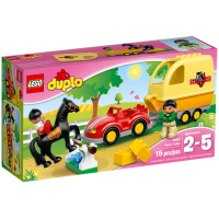 Конструктор LEGO Duplo Town Трейлер для лошадок (10807)
