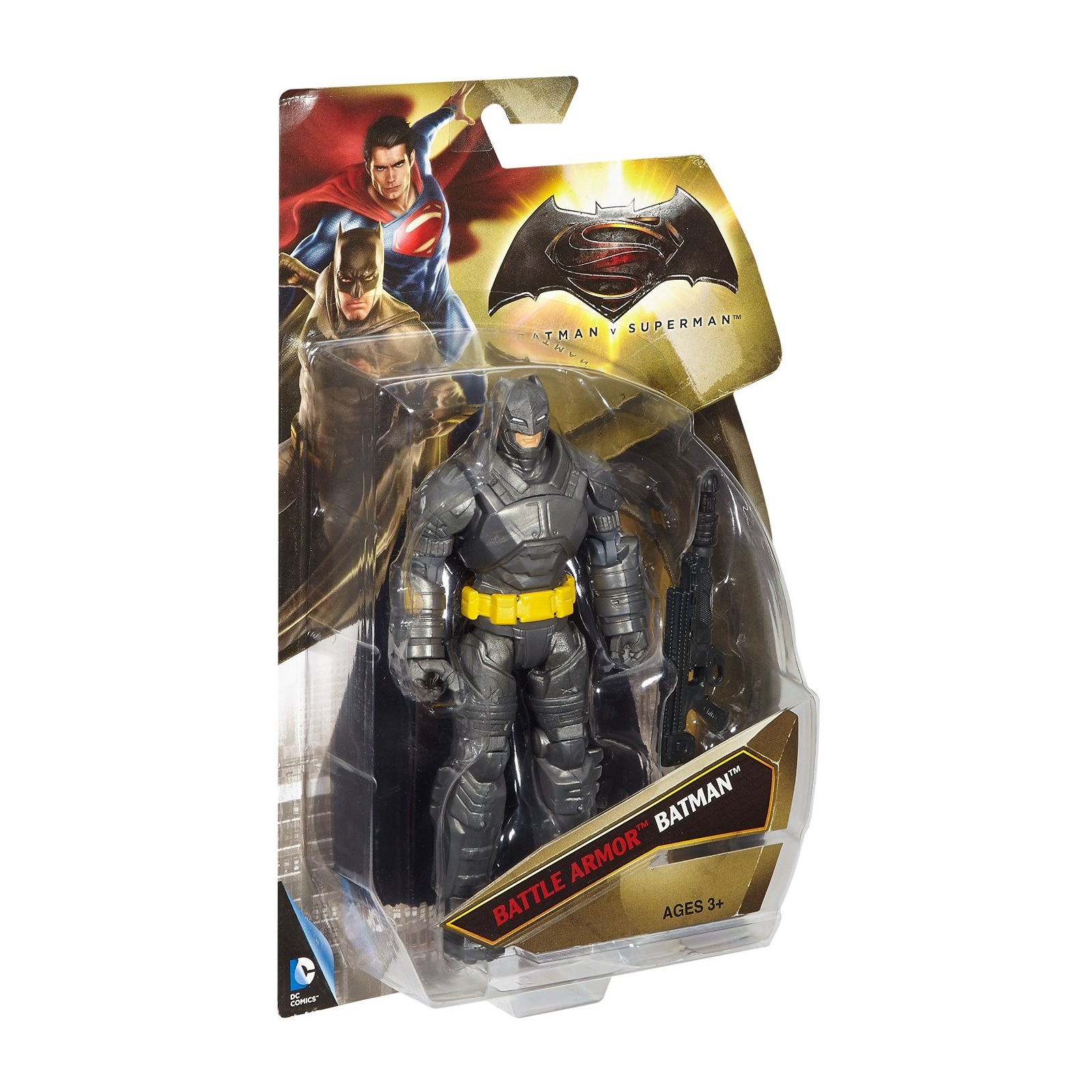 Фигурка Mattel Batman вооруженный 15 см Бэтмен против Супермена (DJG32)