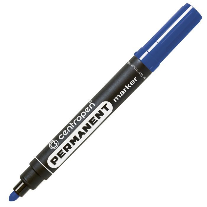 Маркер Centropen Permanent 8566 2,5 мм, round tip, green (8566/04)