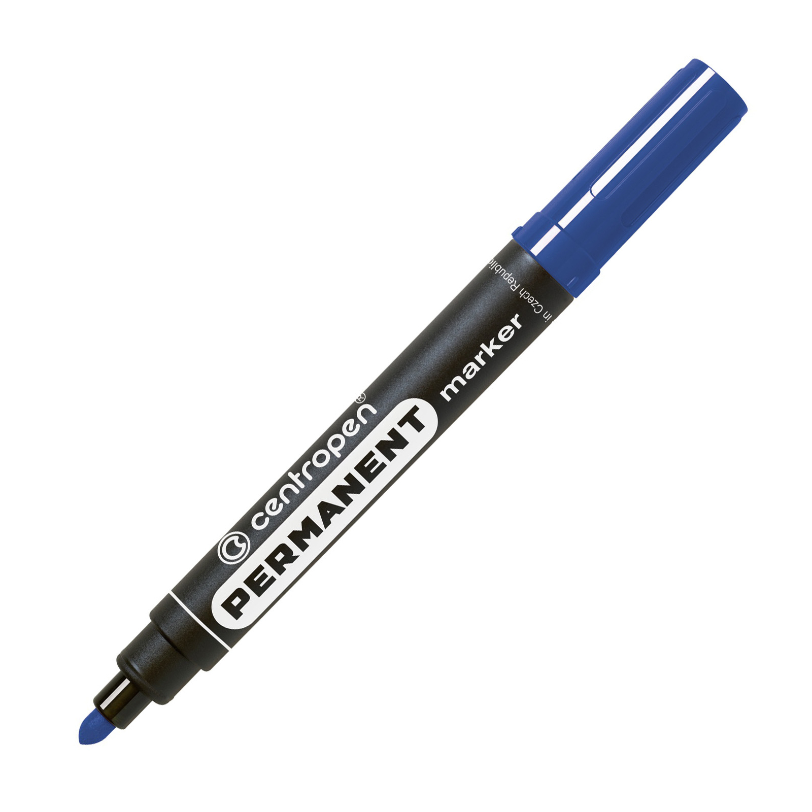 Маркер Centropen Permanent 8566 2,5 мм, round tip, blue (8566/03)