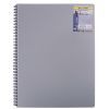 Блокнот Buromax spiral side, А6, 80sheets, CLASSIC, square, gray (BM.2589-009)