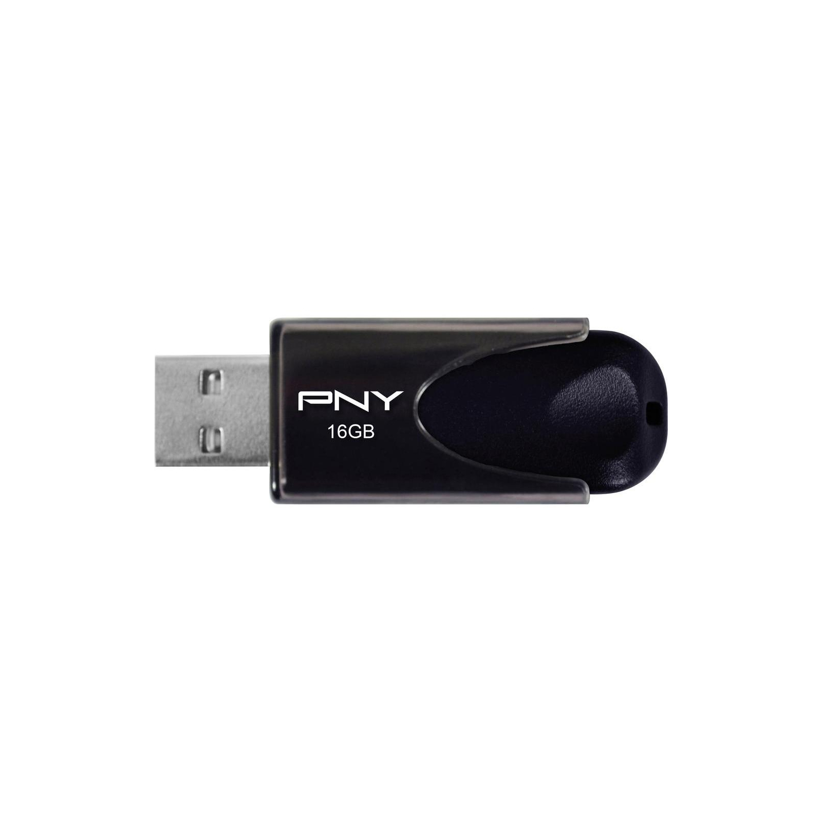 USB флеш накопитель PNY flash 16GB Attache4 Black USB 2.0 (FD16GATT4-EF) изображение 2