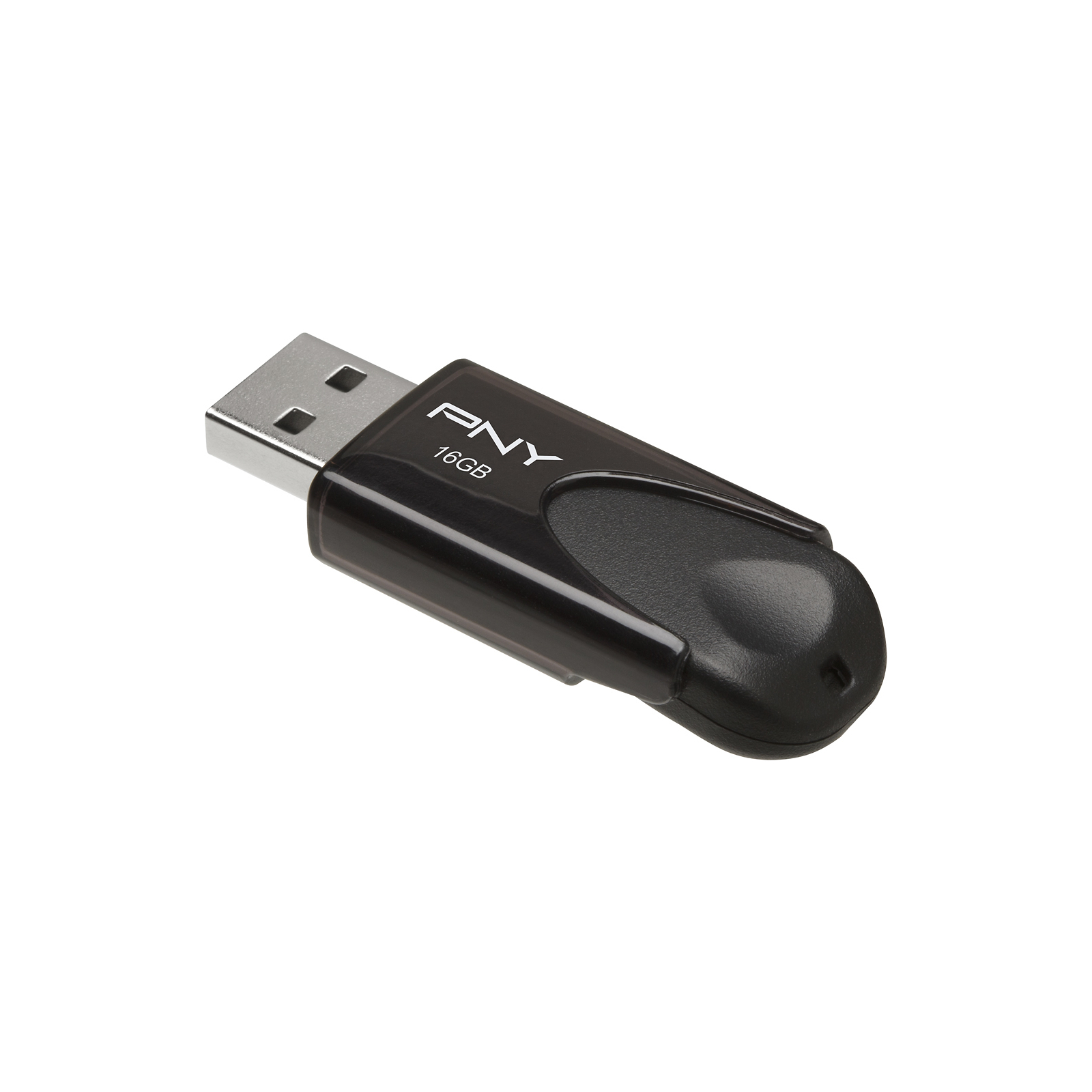 USB флеш накопичувач PNY flash 16GB Attache4 Black USB 2.0 (FD16GATT4-EF) зображення 3