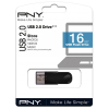 USB флеш накопичувач PNY flash 16GB Attache4 Black USB 2.0 (FD16GATT4-EF) зображення 4