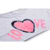 Набір дитячого одягу Breeze "LOVE" з паєток (9007-140G-pink) зображення 8