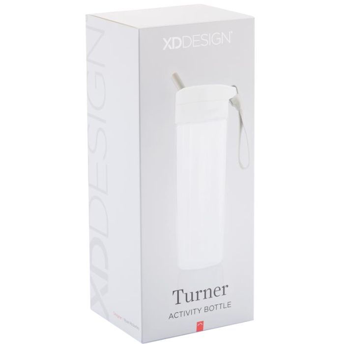 Пляшка для води XD Modo с трубочкой белая (P436.043) зображення 7