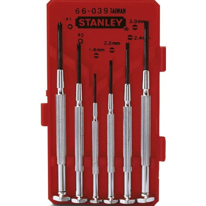 Набір викруток Stanley отверток точной механики Watchmaker 6шт. (1-66-039) зображення 2