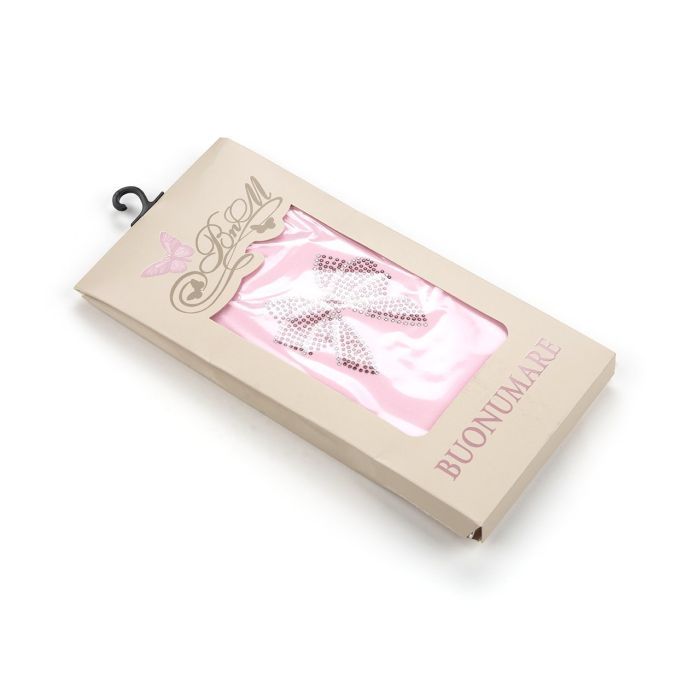Колготки дитячі BNM з бантиком зі страз (M0C0302-0989-98G-pink) зображення 2