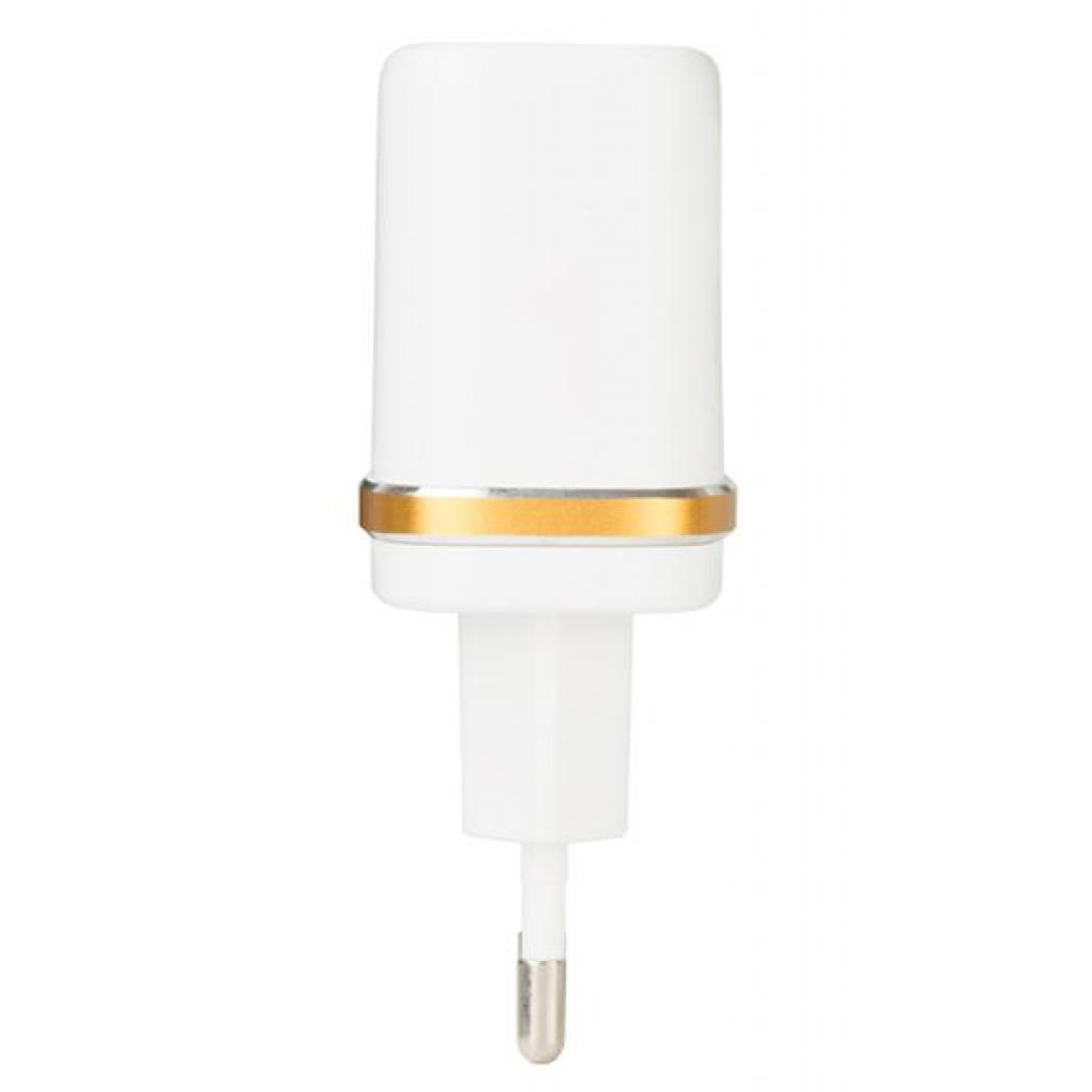 Зарядний пристрій LDNIO DL-AC52 2*USB, 2.4A, White (55414) зображення 2