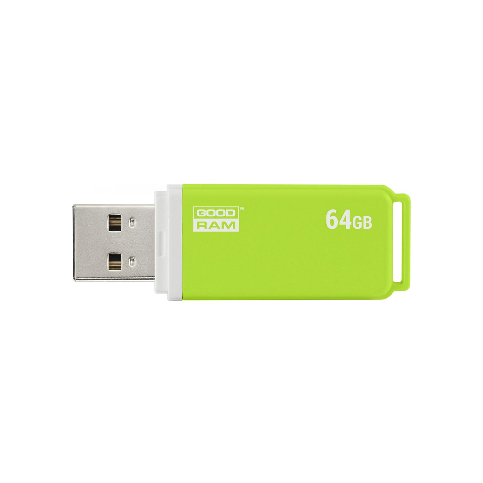 USB флеш накопичувач Goodram 64GB UMO2 Green USB 2.0 (UMO2-0640G0R11) зображення 4