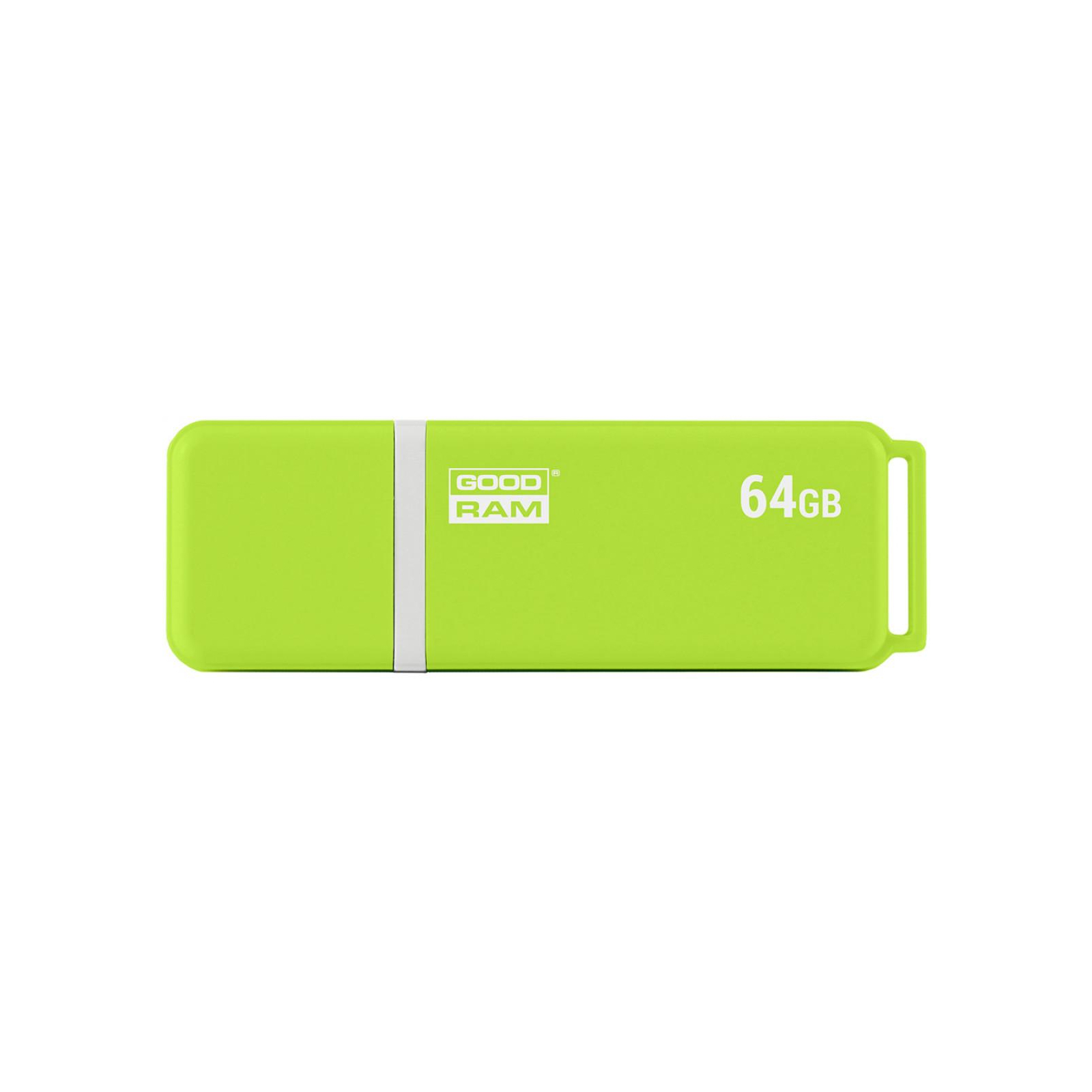 USB флеш накопитель Goodram 64GB UMO2 Green USB 2.0 (UMO2-0640G0R11)