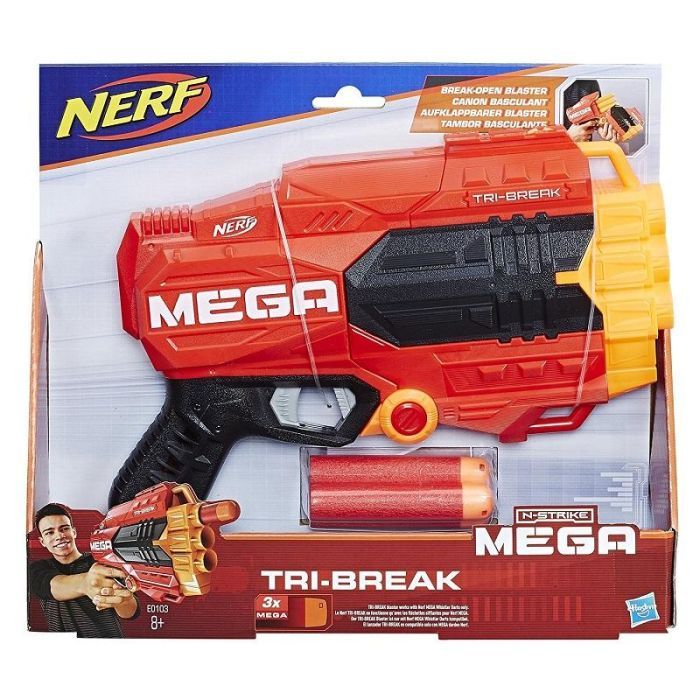 Іграшкова зброя Hasbro Nerf бластер МЕГА Три-брейк (E0103) зображення 3