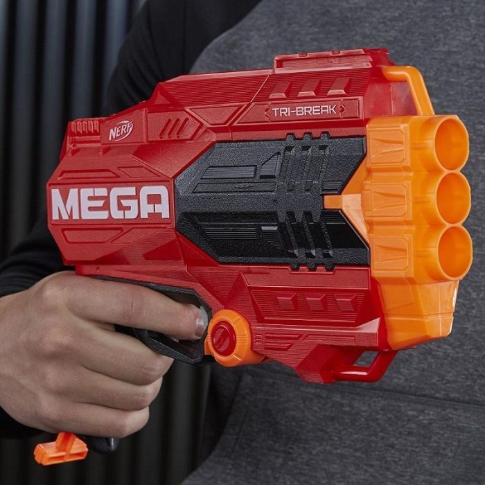Іграшкова зброя Hasbro Nerf бластер МЕГА Три-брейк (E0103) зображення 7