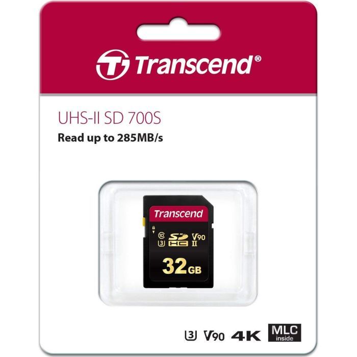 Карта памяти Transcend 32GB SDHC class 10 UHS-II U3 V30 MLC (TS32GSDC700S) изображение 2
