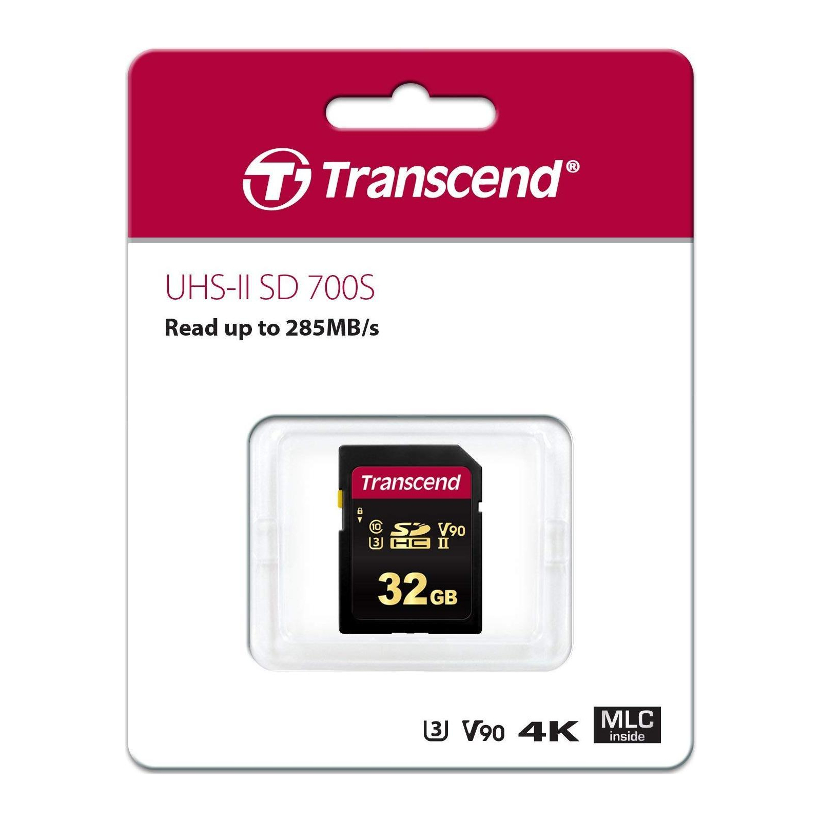 Карта памяти Transcend 32GB SDHC class 10 UHS-II U3 V30 MLC (TS32GSDC700S) изображение 2