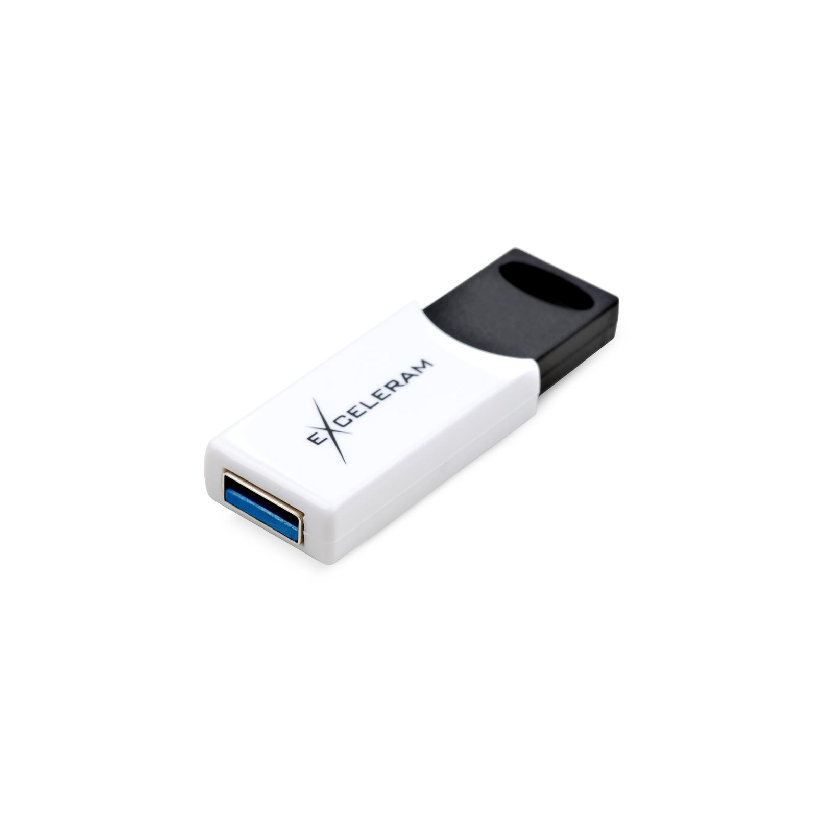 USB флеш накопитель eXceleram 32GB H2 Series White/Black USB 3.1 Gen 1 (EXU3H2W32) изображение 3