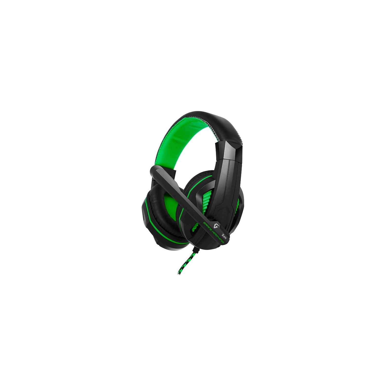 Навушники Gemix X-370 black-green