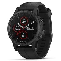 Смарт-часы Garmin Fenix 5S Plus Sapphire Black with Black Silicone (010-01987-78)