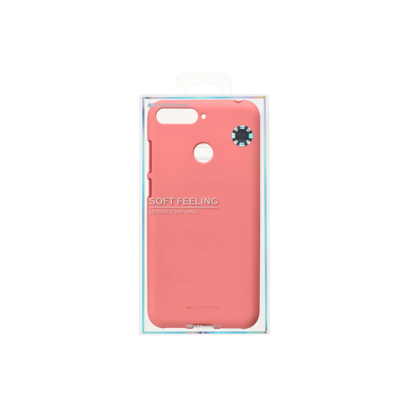 Чохол до мобільного телефона Goospery Huawei Y6 2018 SF Jelly Pink (8809610564146) зображення 3