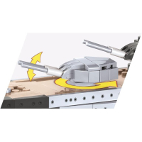 Конструктор Cobi World Of Warships Корабль Его Величества Линкор «Уорспайт» (COBI-3082) изображение 7