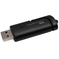 USB флеш накопитель Kingston 16GB DataTraveller 104 Black USB 2.0 (DT104/16GB) изображение 5