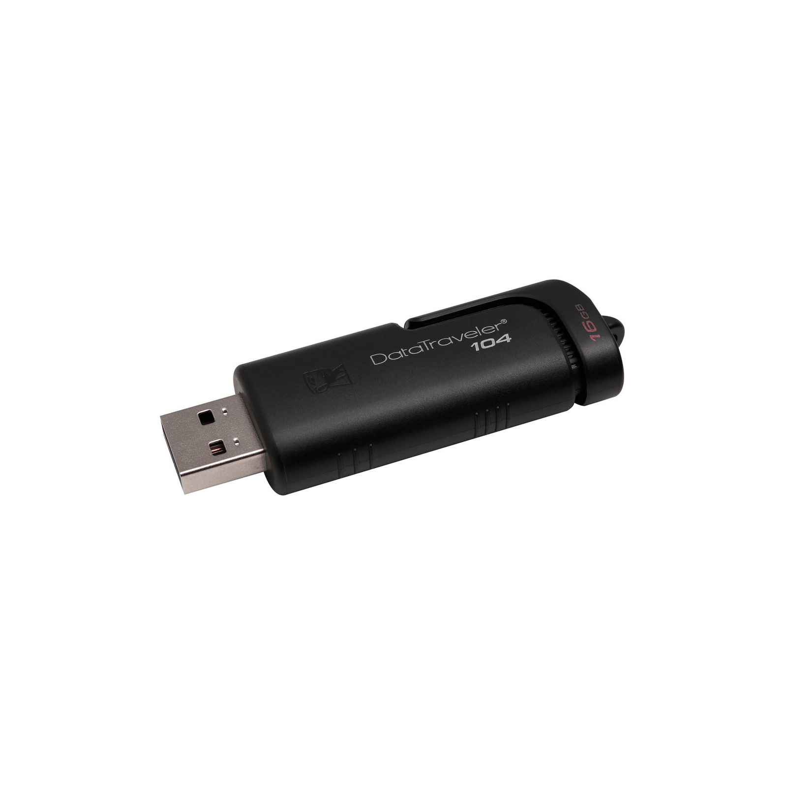USB флеш накопитель Kingston 16GB DataTraveller 104 Black USB 2.0 (DT104/16GB) изображение 5
