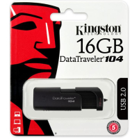 USB флеш накопитель Kingston 16GB DataTraveller 104 Black USB 2.0 (DT104/16GB) изображение 6