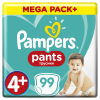 Подгузники Pampers трусики Pants Maxi Plus Размер 4+ (9-15 кг), 99 шт (8001841133485)