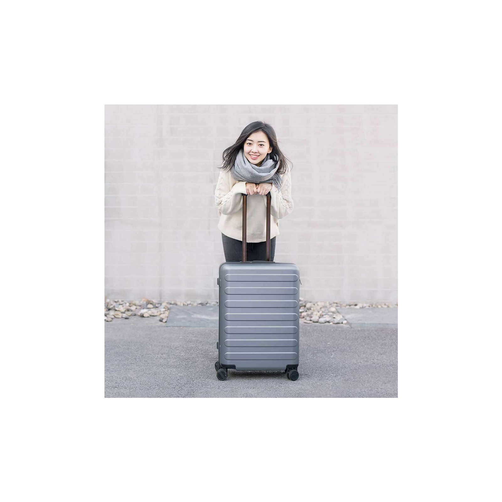 Чемодан Xiaomi Ninetygo Business Travel Luggage 20" White (6941413216678) изображение 3