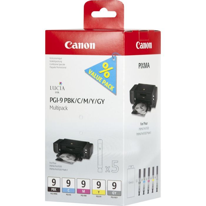 Картридж PGI-9 MBk (Matte black) Canon (1033B001) изображение 2