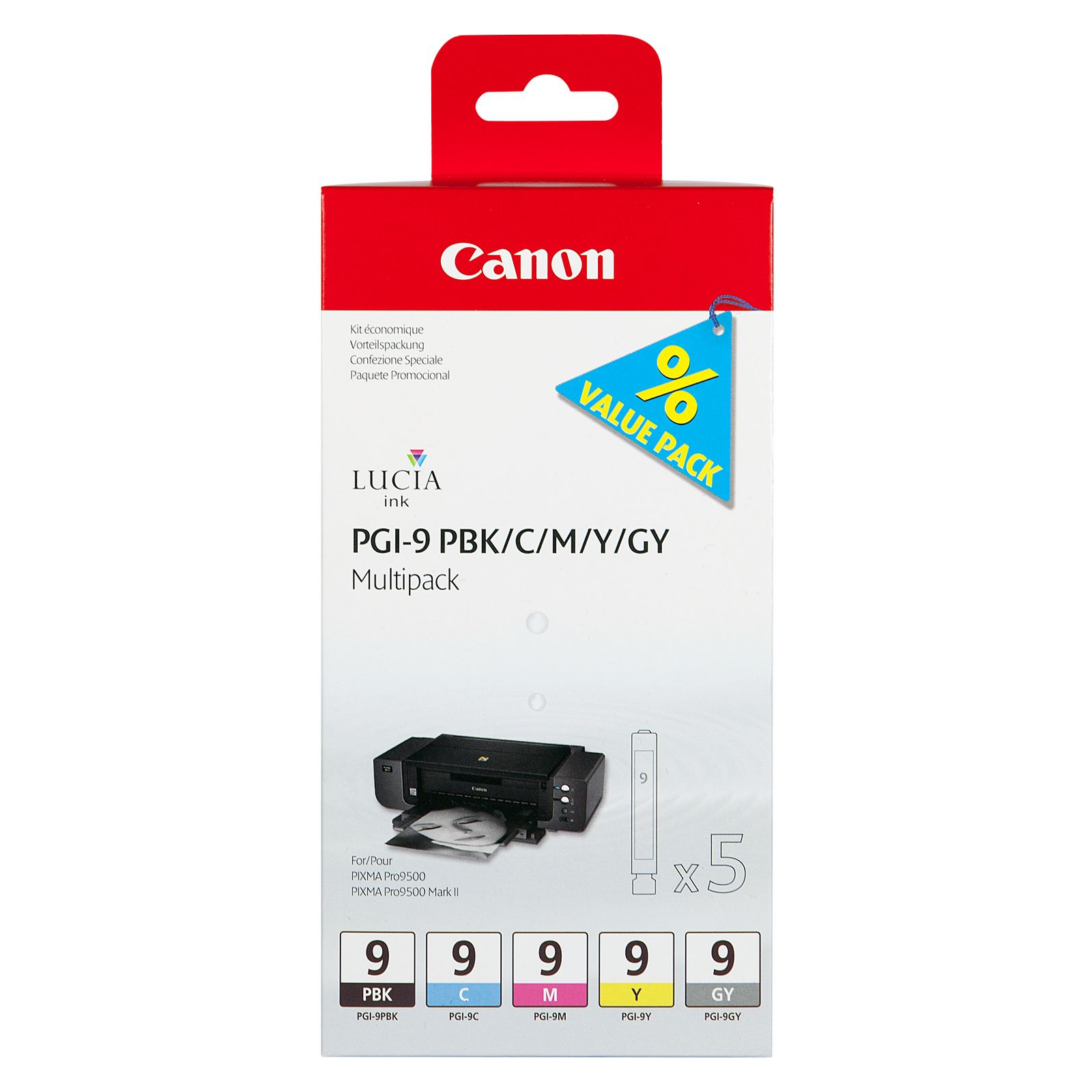 Картридж Canon PGI-9 Multi Pack PBK/C/M/Y/GY (1034B013)