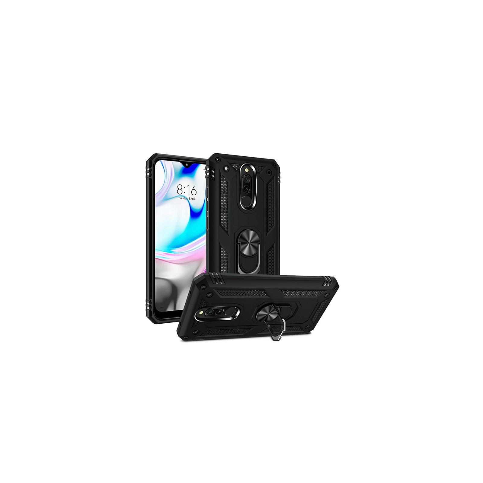 Чохол до мобільного телефона BeCover Military для Xiaomi Redmi 8 Black (704587) зображення 2