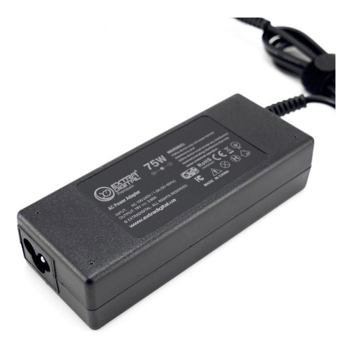 Блок живлення до ноутбуку Extradigital Toshiba 19V, 3.95A, 75W (5.5x2.5) (PST3879) зображення 3