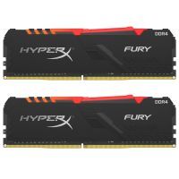 Модуль памяти для компьютера DDR4 32GB (2x16GB) 3733 MHz HyperX Fury RGB Kingston Fury (ex.HyperX) (HX437C19FB3AK2/32)