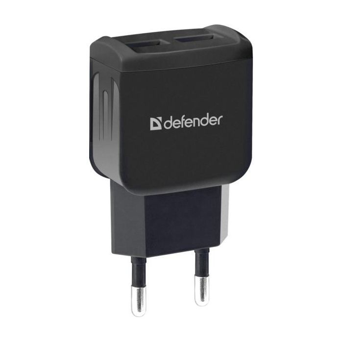 Зарядное устройство Defender UPС-21 2xUSB,5V/2.1А кабель microUSB (83581)