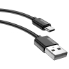 Дата кабель USB 2.0 AM to Type-C 0.3m Nets T-C801 Black T-Phox (T-C801(0.3) Black) зображення 5
