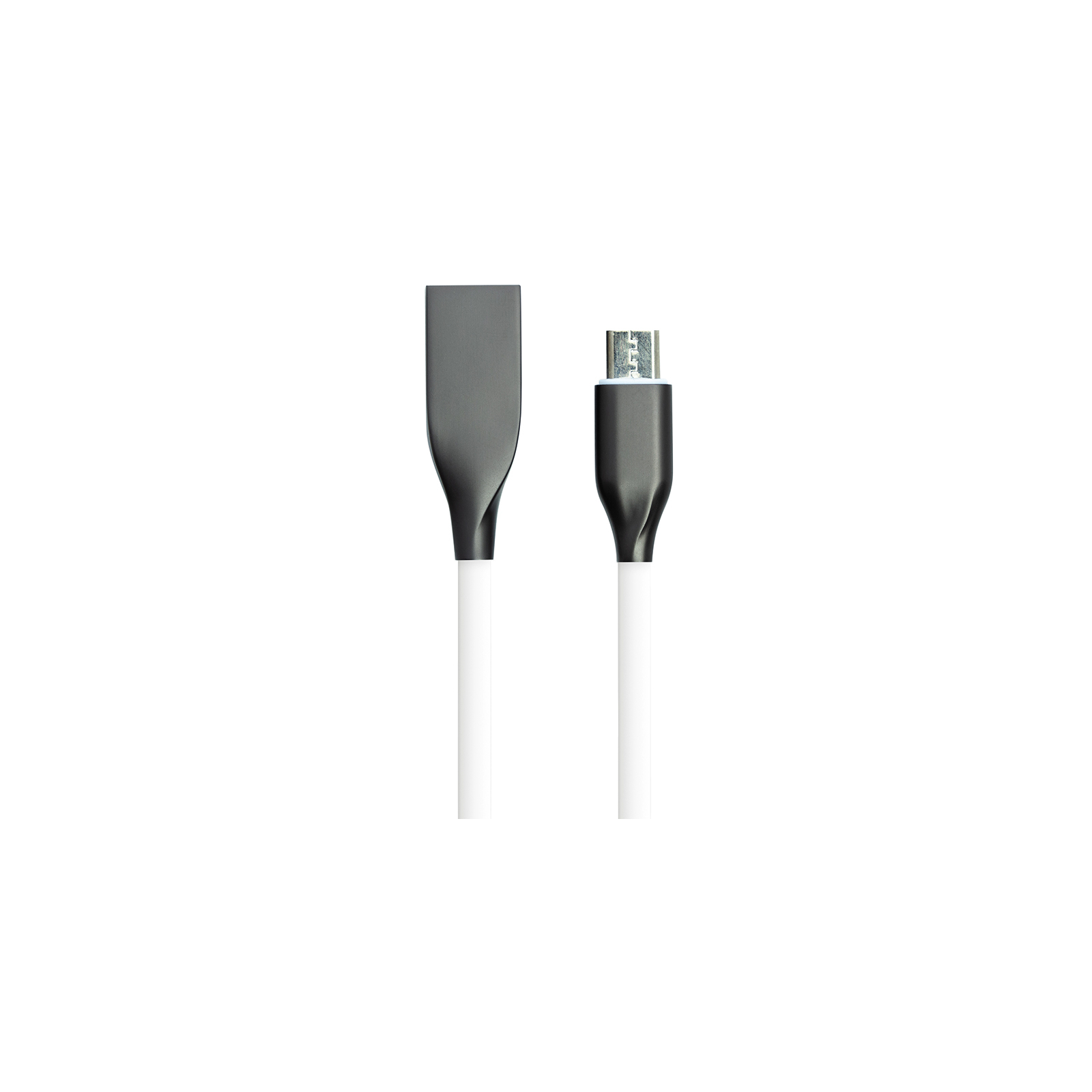 Дата кабель USB 2.0 AM to Micro 5P 2.0m white PowerPlant (CA910731)