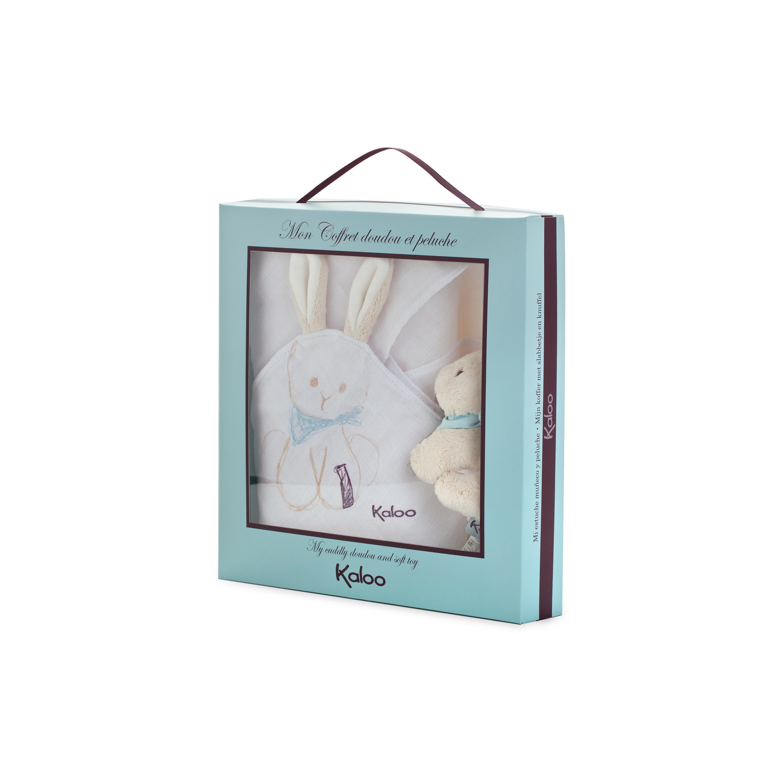 Детское одеяло Kaloo Подарочный набор Les Amis с игрушкой Кролик (K962996) изображение 3