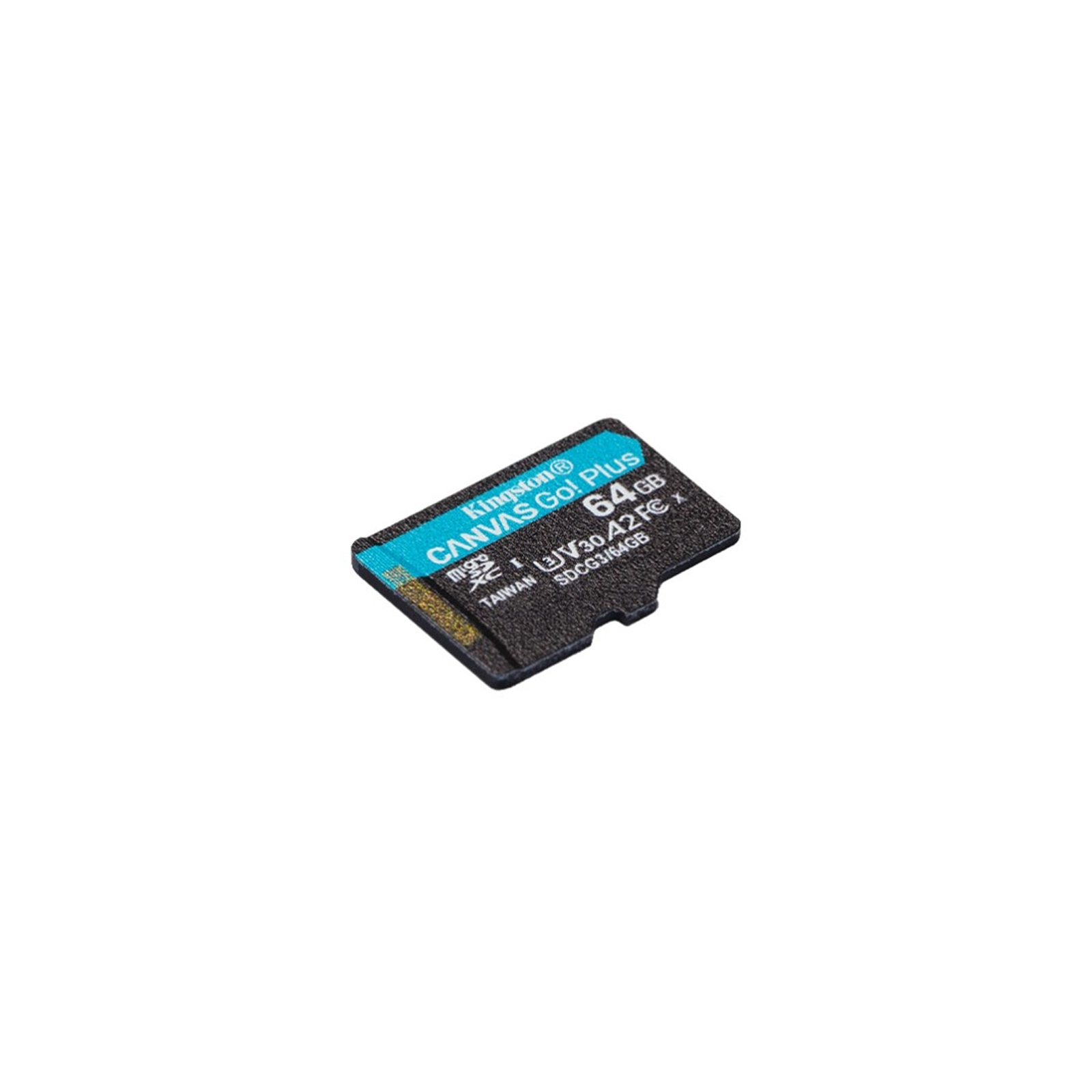 Карта пам'яті Kingston 64GB microSD class 10 UHS-I U3 A2 Canvas Go Plus (SDCG3/64GBSP) зображення 2