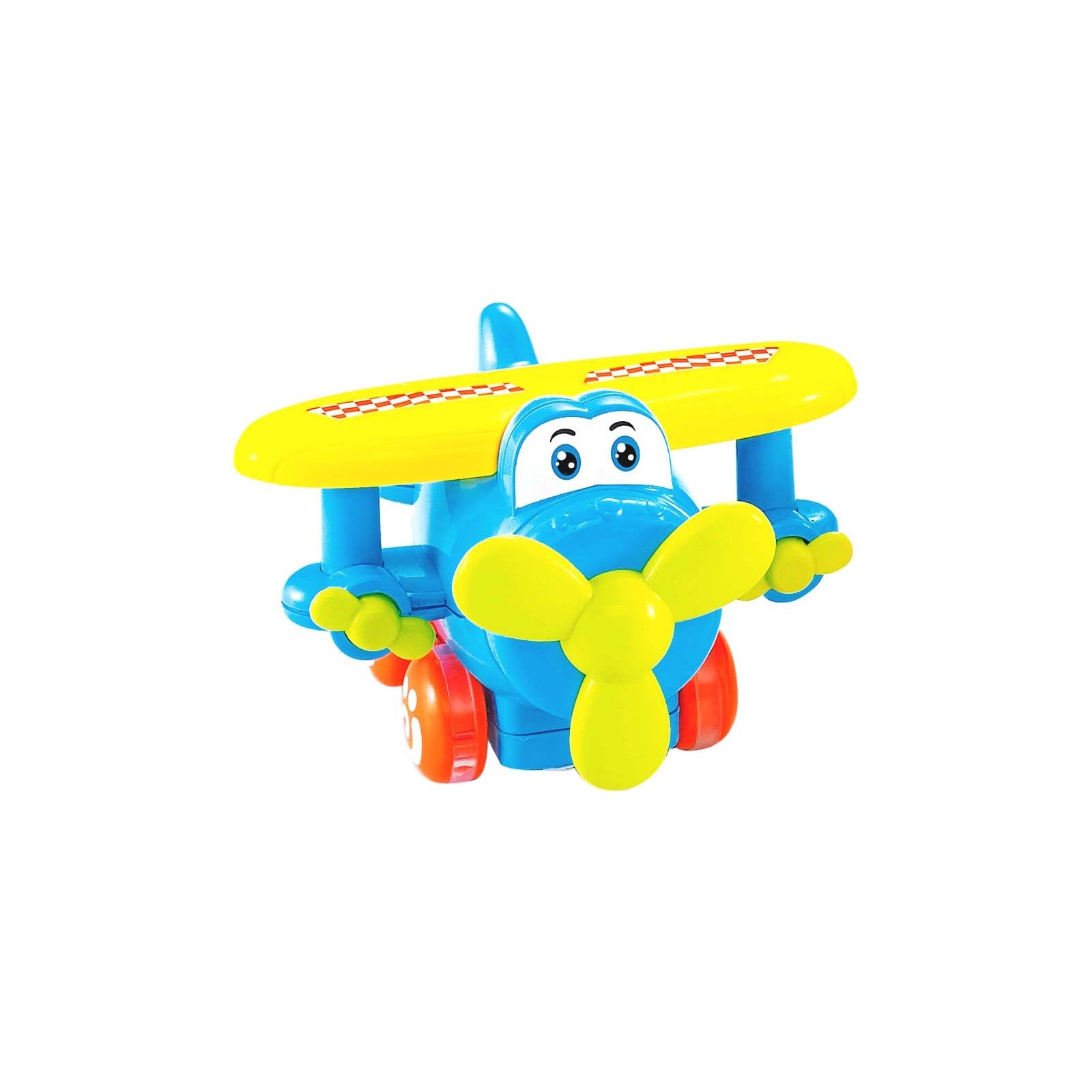 Развивающая игрушка BeBeLino Инерционный самолетик (голубой) (58153-1)