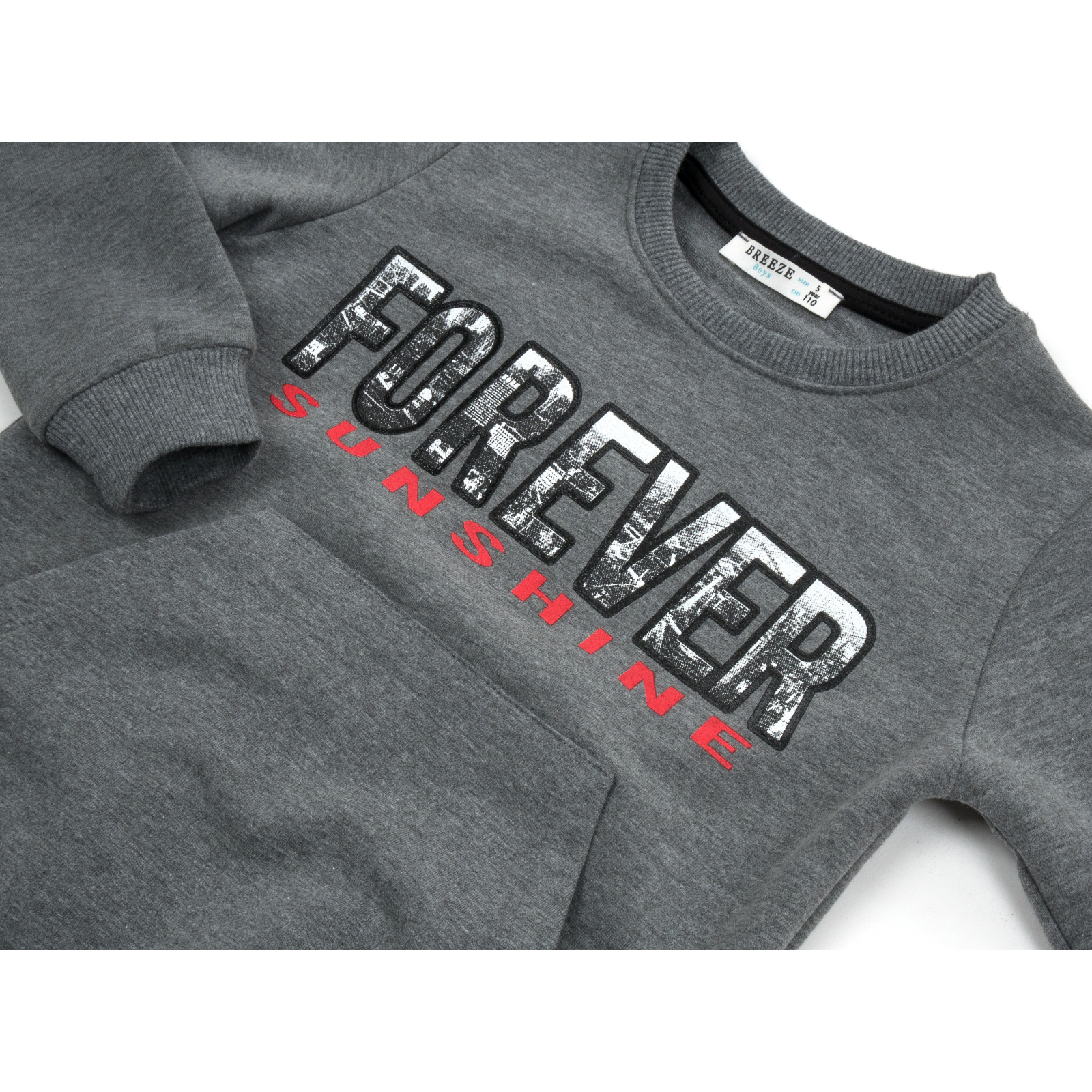 Набор детской одежды Breeze "FOREVER" (13267-110B-gray) изображение 7